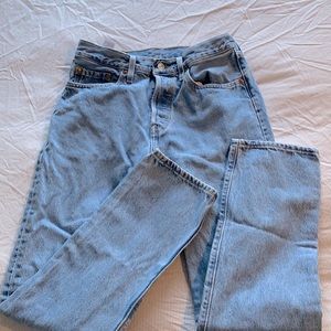 Levi’s Button Fly Jeans, High Rise